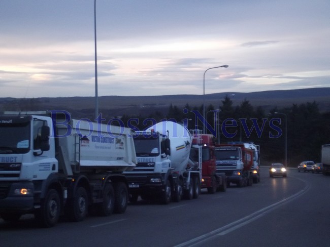 protest transportatori botosani