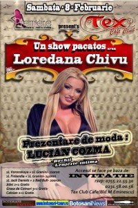 Loredana Chivu în Tex Club Botosani