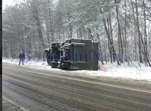 camion rasturnat la Botosani