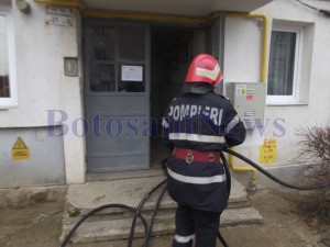 pompier incendiu apartament botosani