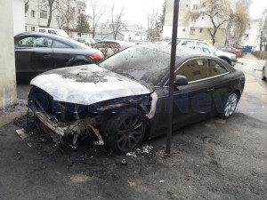 Audi A 5, ars la Botosani