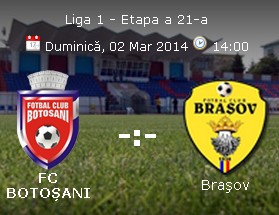 FC Botosani- FC Brasov