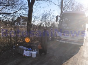 incendiu autocar Botosani