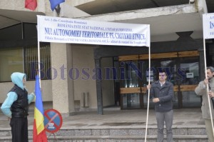 protest prefectura maghiari botosani