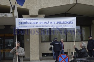 protest prefectura maghiari botosani1