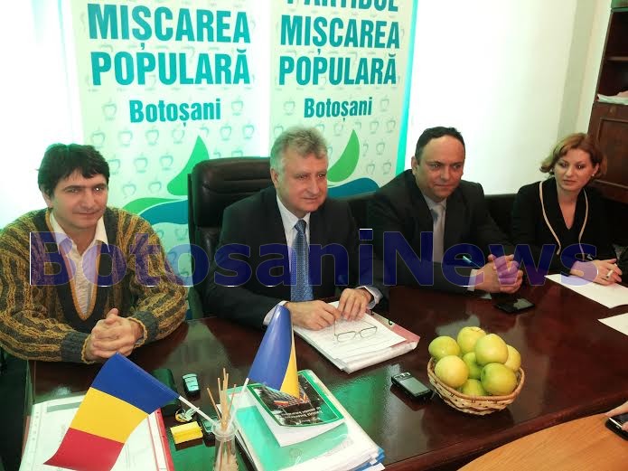 Mihai Tabuleac in conferinta de presa a PMP Botosani