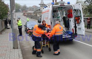 accident pe strada Petru Rares din Botosani