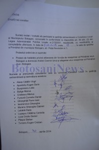 lista semnaturi schimbat viceprimar cosmin andrei