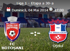 FC Botosani- Otelul Galati