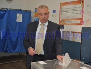 alegeri- Costica Macaleti la vot- Botosani
