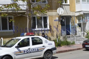 masina politie femeie in doliu botosani