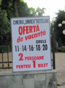 oferta cinema unirea