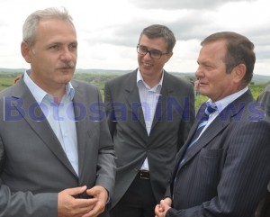 andrei dolineaschi- dorin alexandrescu- liviu dragnea la Botosani