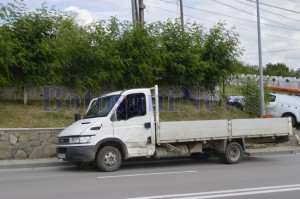 autoutilitara avariata accident lebada botosani