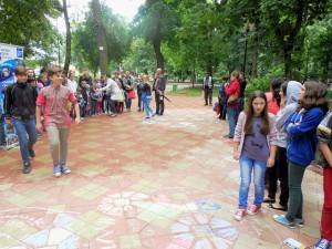 desene copii in Parcul Mihai Eminescu- Botosani