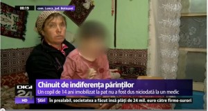 lacramioara parvu mama copil imobilizat comuna lunca