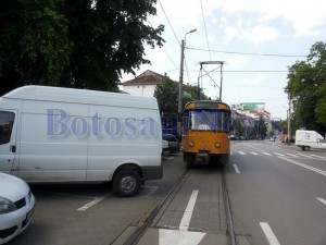 tramvai blocat botosani1