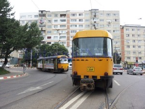 tramvaie blocate