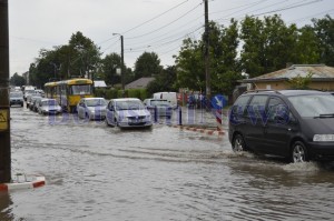 masini calea nationala inundatie botosani