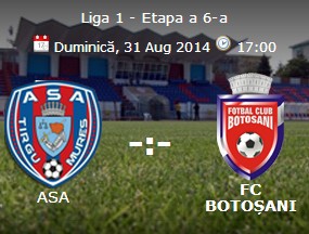 FC Botosani- ASA Targu Mures