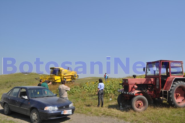 accident de combina la Avrameni- Botosani