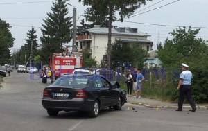 accident produs de un italian la Botosani