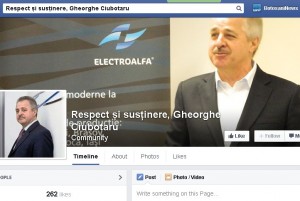 pagina pe facebook pentru Gheorghe Ciubotaru