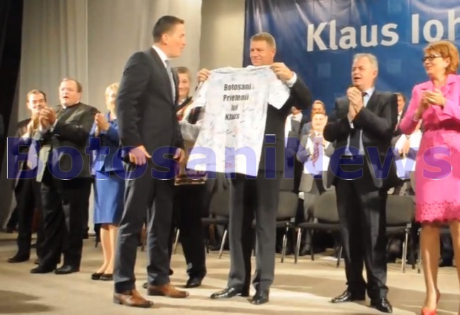 cadou de la TNL Botosani pentru Klaus Iohannis