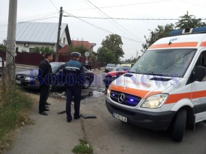 politist accident audi taxi victoriei alexandru cel bun botosani2