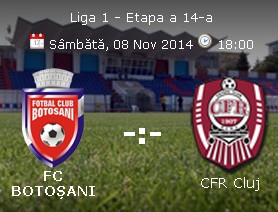 FC Botosani- CFR Cluj