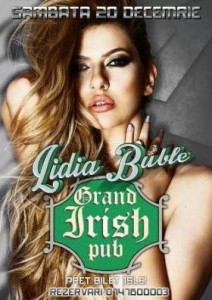 Lidia Buble la Grand Irish Pub Botosani