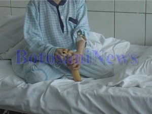 copil internat in spital baiat botosani