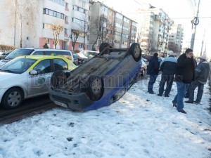 matiz rasturnat calea nationala botosani