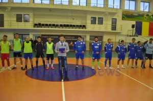 meci de fotbal intre elevii Liceului Pedagogic- Botosani si AJJP Botosani