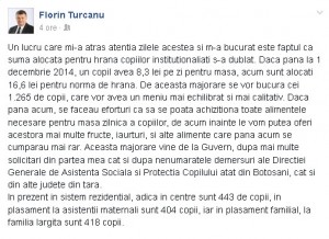 Florin Turcanu pe Facebook