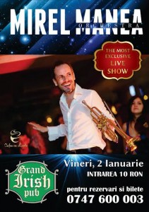 Mirel Manea la Grand Irish Pub Botosani