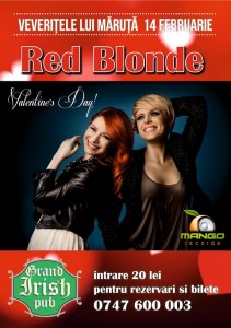 Red Blonde- Blondele lui Maruta la Grand Irish Pub Botosani