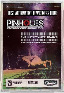 concert rock  Pinholes si The Kryptonite Sparks Botosani