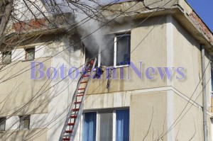 incendiu apartament curtesti botosani, stiri,