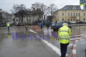 politisti accident trecere de pietoni botosani