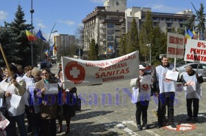 pichetare sanitas proteste sanatate prefectura botosani5