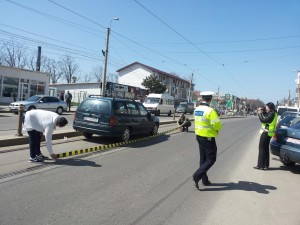 accident in zona garii Botosani