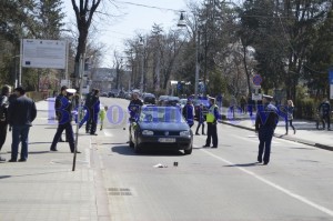 accident vw golf bulevard botosani