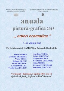 afis expozitie picturi