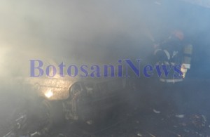 incendiu garaje dorohoi botosani