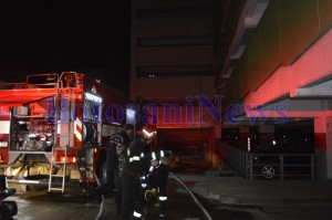 masina pompieri incendiu mall