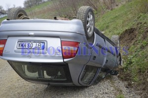 opel astra rasturnat drum botosani1