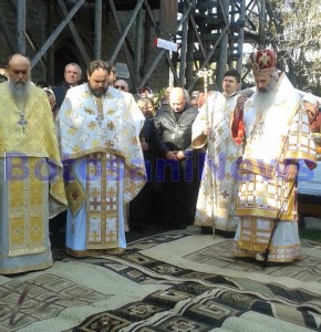 slujba la Biserica Sf Gheorghe Botosani