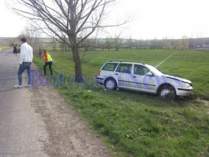 vw golf accident copac botosani