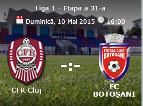 CFR Cluj - FC Botosani